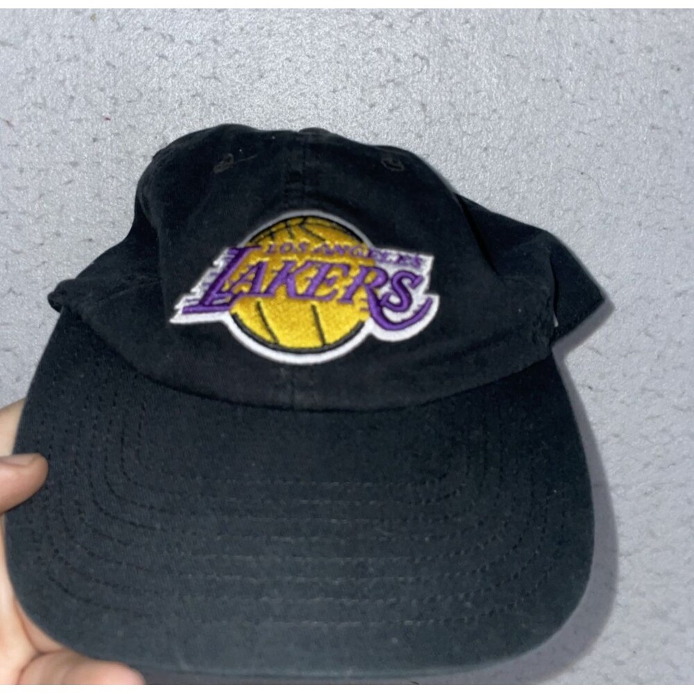 LA Lakers 47 brand hat clean up adjustable Large Embroidery Vintage Basketball